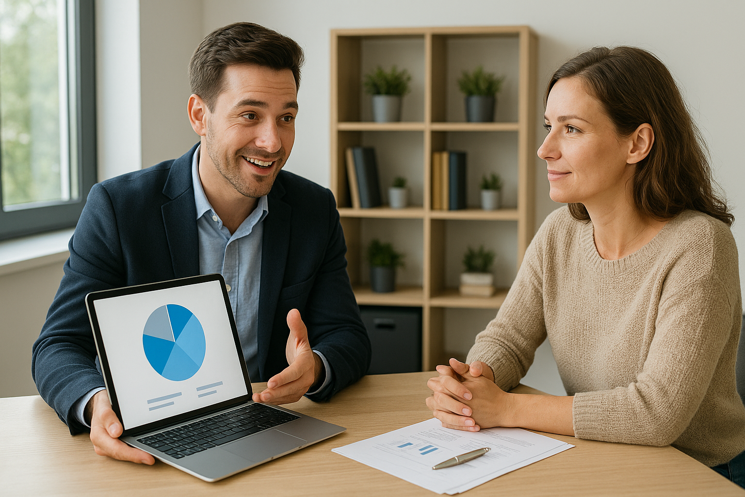 Business consultation background