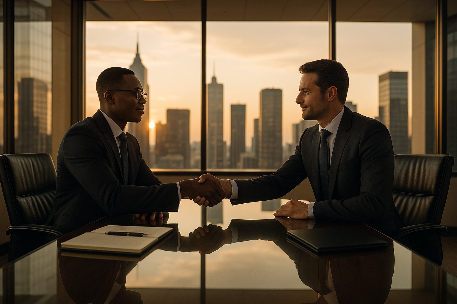 Professional business meeting